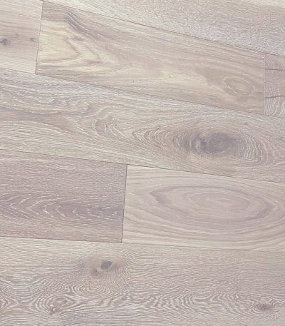 Soft White Oak Brushed & Matt Lacquered Plank 190mm x 14mm Engineered Wood Flooring