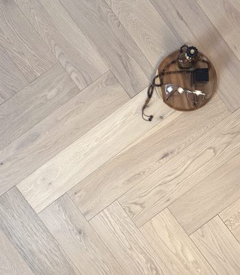Invisible Raw Oak Herringbone UV Oiled 120mm x 15mm Engineered Parquet Wood Flooring