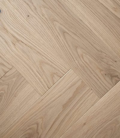 Invisible Oak Herringbone Brushed & Matt Lacquered 110mm x 14mm Click Engineered Parquet Wood Floor