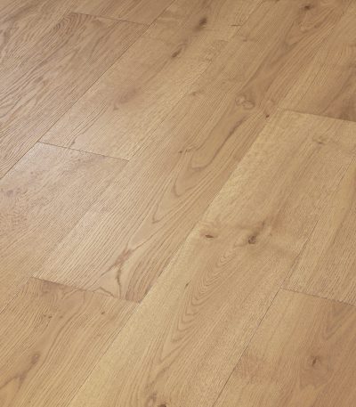 Natural Oak Plank, Brushed & UV Oiled 191mm x 20mm Engineered Wood Flooring
