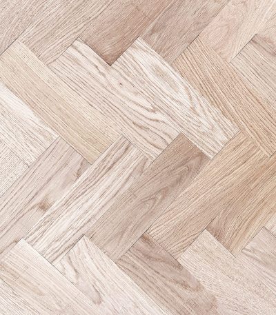 Unfinished Prime Oak Herringbone - 70mm x 22mm x 230mm Solid Parquet Wood Floor