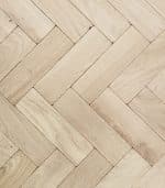 Unfinished Tumbled European Oak Herringbone 70mm x 22mm x 230mm Solid Parquet Wood Flooring