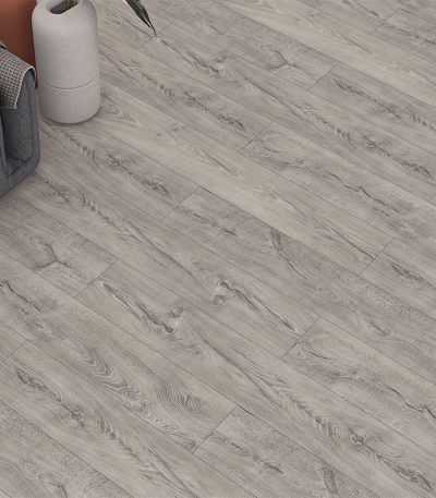 Uniclic Silver Birch Grey Oak Plank, 8mm - AquaGuard Laminate Click Flooring