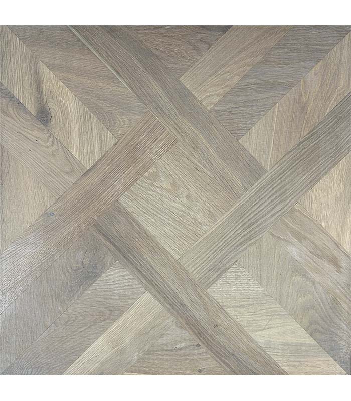 Limed White Oak Versailles Panel Oiled 580mm x 20mm Engineered Parquet Wood Flooring Limed White Oak Versailles Panel Oiled 580mm x 20mm Engineered Parquet Wood Flooring