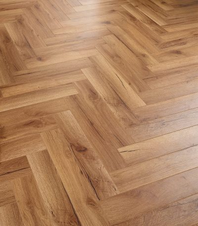 Aurora Oak Herringbone 12mm Laminate Click Flooring