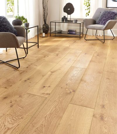 Classic Oak Plank, Brushed & Hard Wax Oiled - 240mm x 20mm Engineered Wood Flooring