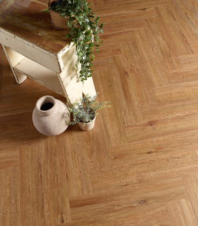 Cotswold Oak Herringbone 6mm SPC Rigid Core Click Vinyl Floor
