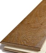 Golden Oak Plank, Brushed & Lacquered Engineered Wood Floor