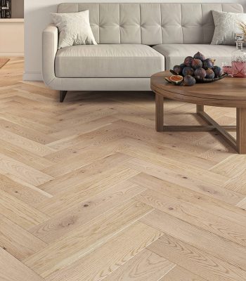 Yarm Brook Oak Herringbone UV Oiled 125mm x 15mm Engineered Parquet Wood Flooring