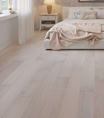 Winter White Oak Plank, Brushed & UV Oiled - 180mm x 14mm Engineered Wood Flooring
