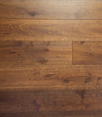 Heavy Deep Smoked Oak Brushed & UV Lacquered 190mm x 20mm Engineered Plank Wood Flooring