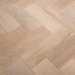 Washed Amber Oak Brushed & Oiled 90mm x 14mm Engineered Herringbone Wood Flooring