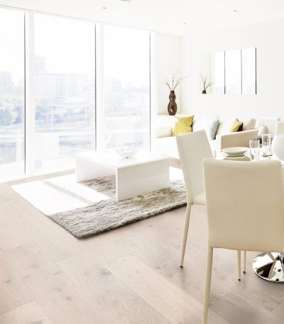Soft White Oak Plank, Brushed & UV Oiled - 180mm x 14mm Engineered Wood Flooring