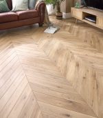Bare Timber Oak Oiled 90mm x 15mm Chevron Engineered Wood Floor