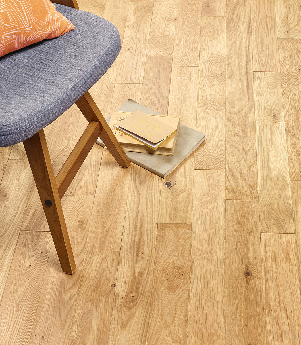Classic Oak Plank Brushed & Oiled 90mm x 18mm Solid Wood Flooring Classic Oak Plank, Brushed & Oiled - 90mm x 18mm Solid Wood Flooring