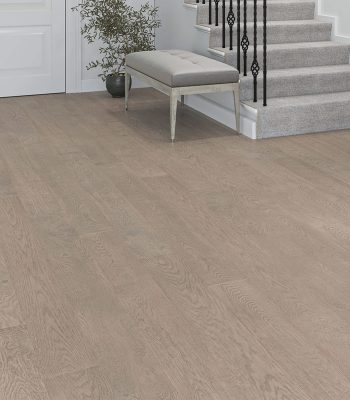 Heron Grey Oak Plank, Brushed & UV Lacquered - 150mm x 14mm Engineered Wood Flooring