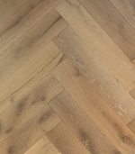 Brackenhill Distressed Oak Herringbone Brushed & Matt Lacquered 125mm x 15mm Engineered Parquet Wood Floor