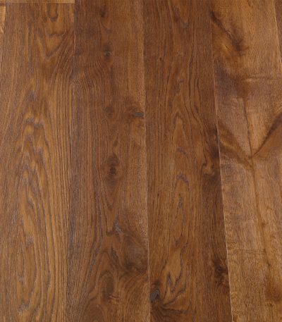 Heavy Deep Smoked Oak Plank, Brushed & UV Lacquered - 190mm x 15mm Engineered Wood Flooring
