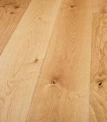 Natural Grade Oak Plank Brushed & UV Lacquered 190mm x 15mm Engineered Wood Flooring