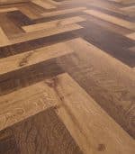 Meridian Flint Oak Herringbone 2.5mm Glue Down LVT Floor