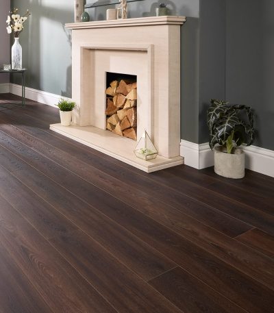 Meridian Graphite Ridge Oak Plank 2.5mm Glue Down LVT Flooring
