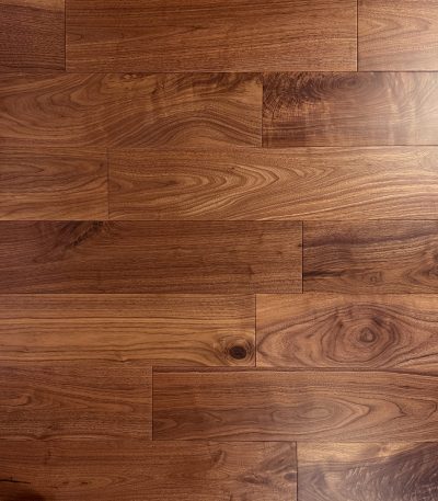 American Black Walnut UV Lacquered 152mm x 15mm Engineered Walnut Flooring