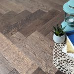 Aura Brown Oak Herringbone Brushed & UV Oiled 90mm x 15mm Engineered Parquet Wood Flooring