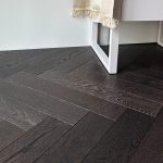Dark Jacobean Select Oak Herringbone Brushed & UV Oiled 90mm x 14mm Engineered Parquet Wood Flooring