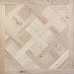 Unfinished & Brushed Oak Versailles Panel 800mm x 20mm Engineered Parquet Wood Flooring